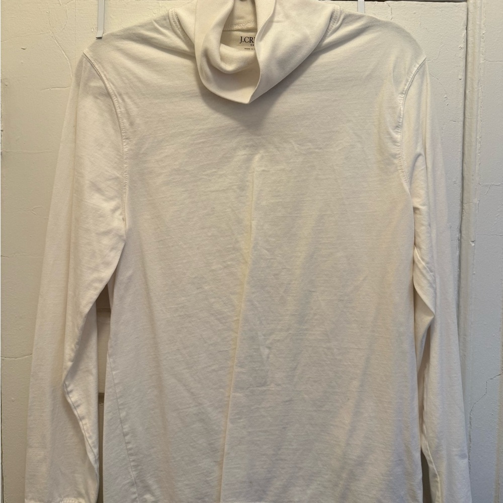J. Crew Cream Turtleneck Sweater